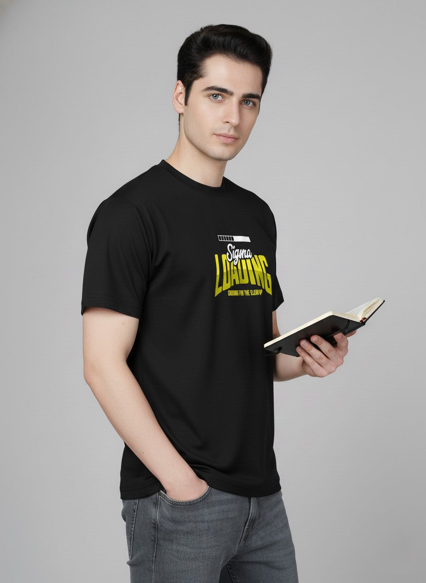 Men’s Outlaws Regular Printed T-Shirt – 100% Cotton Casual Wear