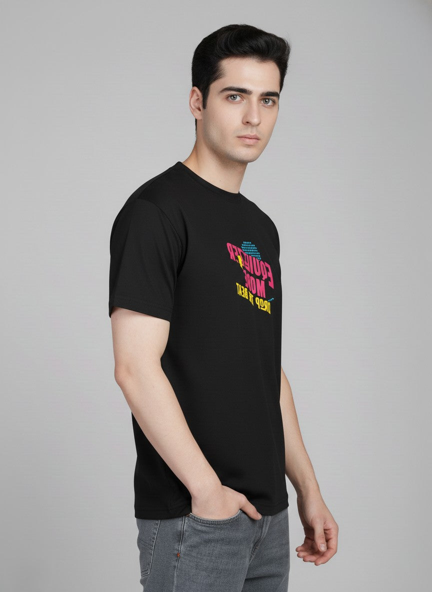 Men’s Outlaws Regular Printed T-Shirt – 100% Cotton Casual Wear