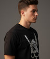 Men’s Outlaws Regular Printed T-Shirt – 100% Cotton Casual Wear