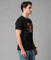 Men’s Outlaws Christmas Printed T-Shirt – 100% Cotton Festive Casual Wear