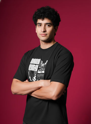 Men’s Outlaws Regular Printed T-Shirt – 100% Cotton Casual Wear