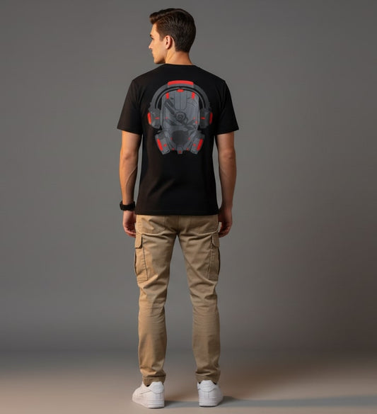 Men’s Outlaws Regular Printed T-Shirt – 100% Cotton Casual Wear