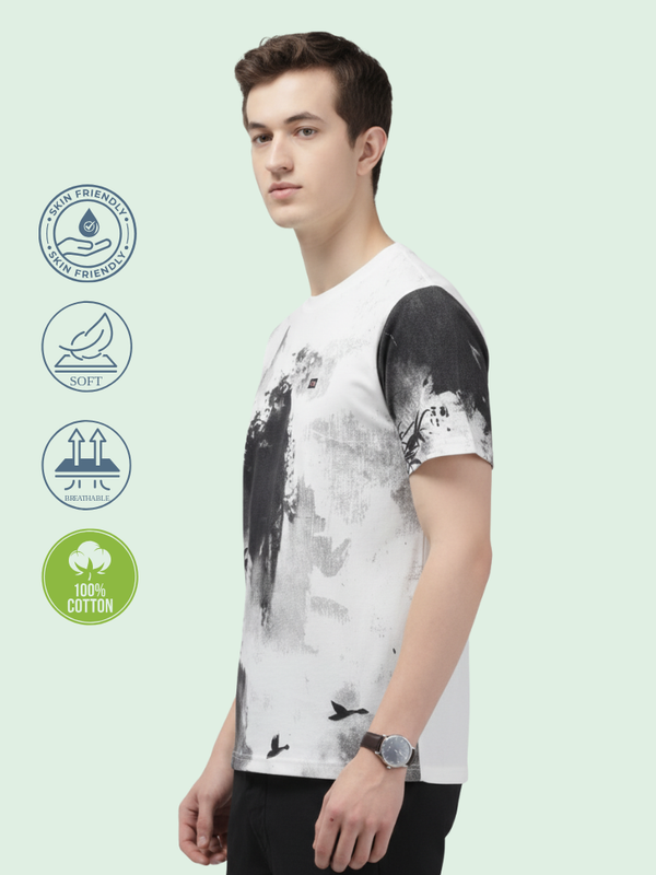 Outlaws Regular AOP Cotton Tee