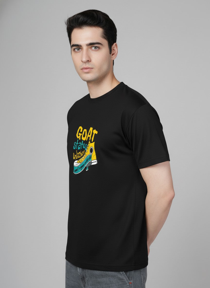 Men’s Outlaws Regular Printed T-Shirt – 100% Cotton Casual Wear