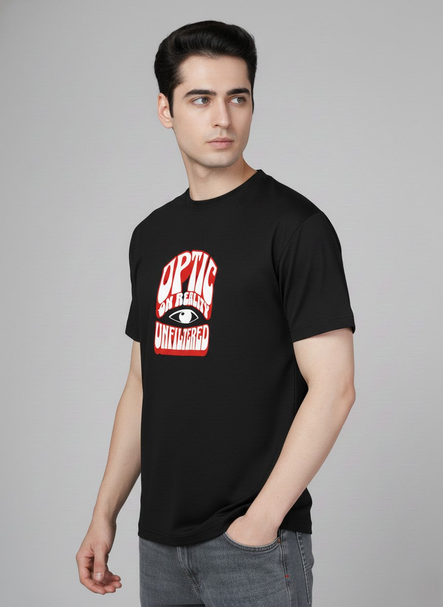 Men’s Outlaws Regular Printed T-Shirt – 100% Cotton Casual Wear