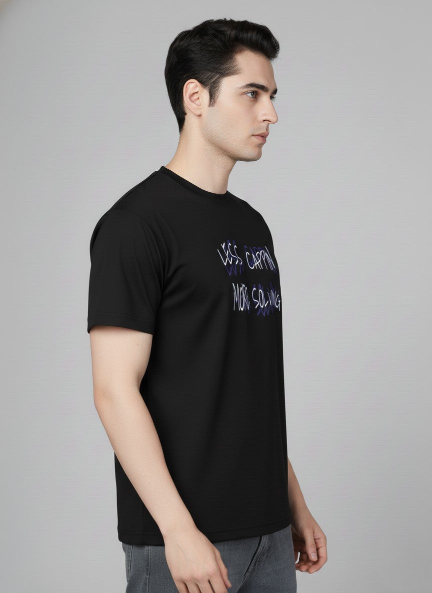 Men’s Outlaws Regular Printed T-Shirt – 100% Cotton Casual Wear