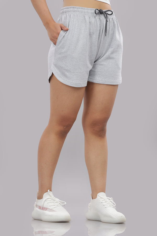 Outlaws Grey Shorts for Women