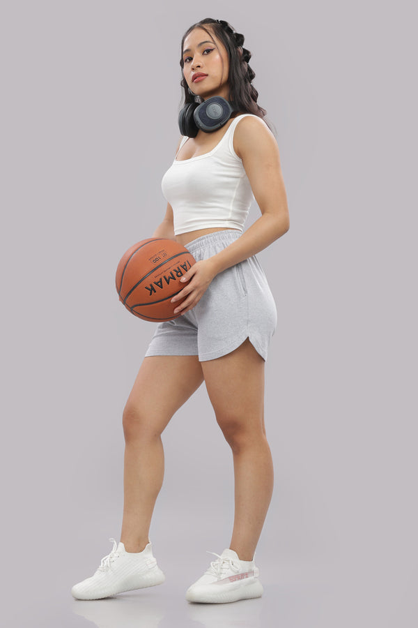 Outlaws Grey Shorts for Women