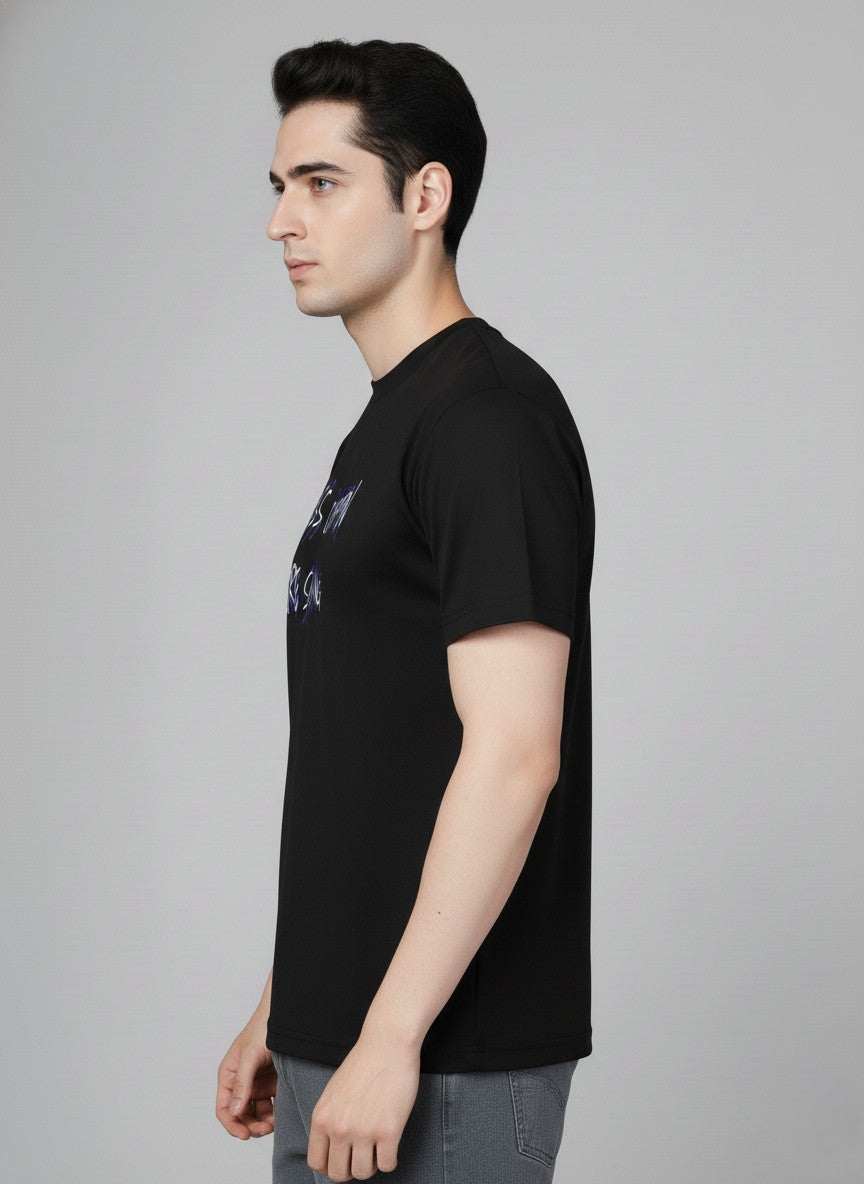 Men’s Outlaws Regular Printed T-Shirt – 100% Cotton Casual Wear