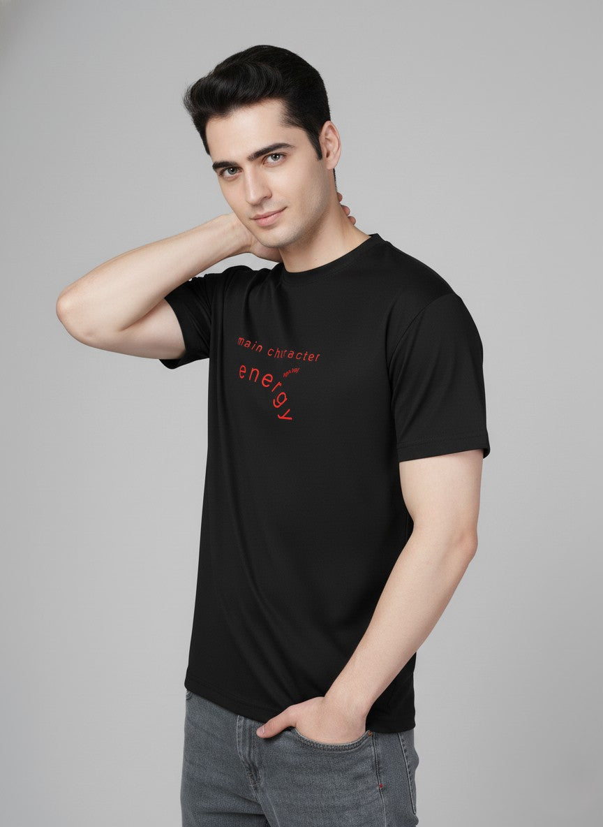 Men’s Outlaws Regular Printed T-Shirt – 100% Cotton Casual Wear