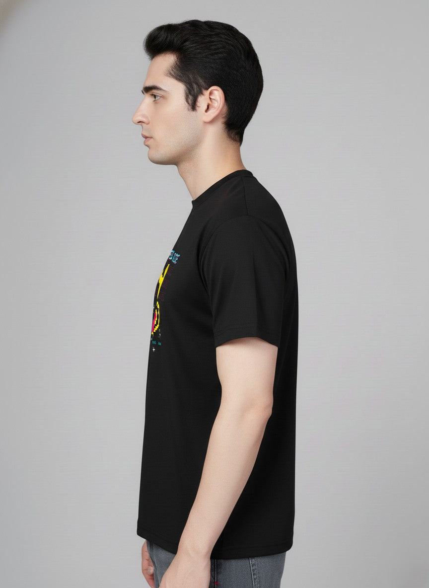 Men’s Outlaws Regular Printed T-Shirt – 100% Cotton Casual Wear