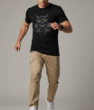 Men’s Outlaws Regular Printed T-Shirt – 100% Cotton Casual Wear