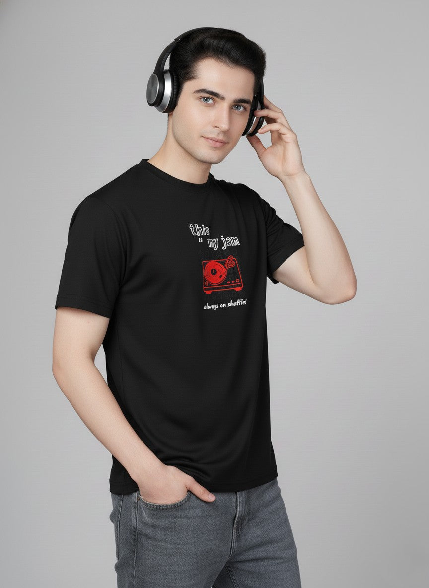 Men’s Outlaws Regular Printed T-Shirt – 100% Cotton Casual Wear