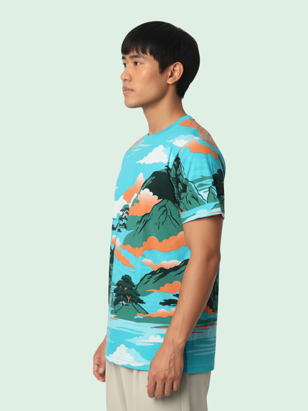 Outlaws Regular AOP Cotton Tee