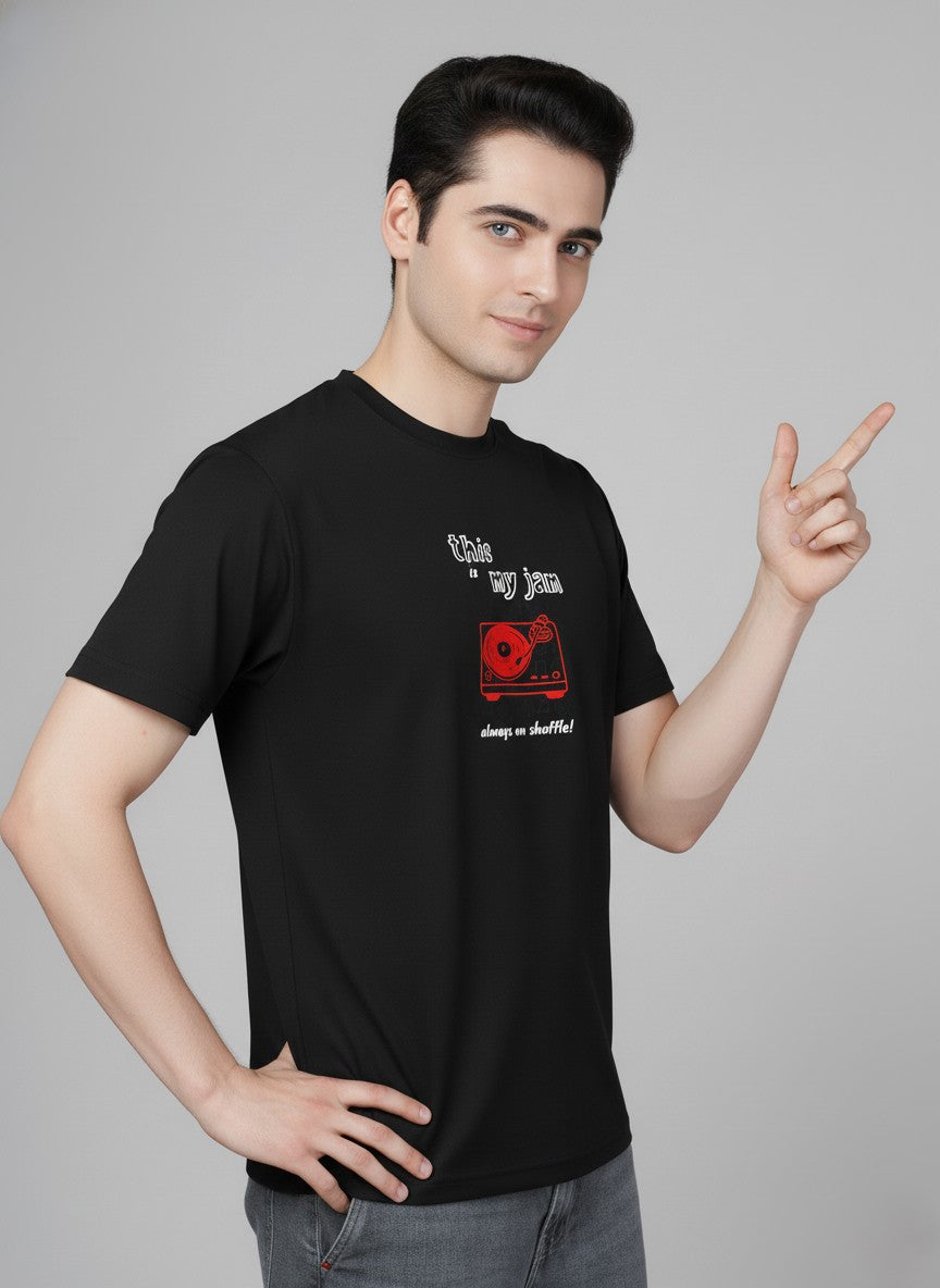 Men’s Outlaws Regular Printed T-Shirt – 100% Cotton Casual Wear