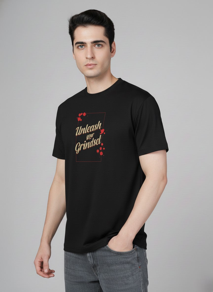 Men’s Outlaws Regular Printed T-Shirt – 100% Cotton Casual Wear