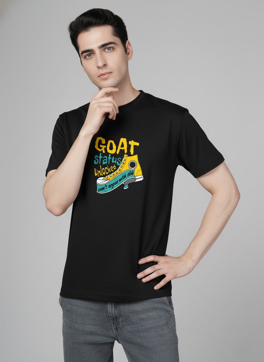 Men’s Outlaws Regular Printed T-Shirt – 100% Cotton Casual Wear