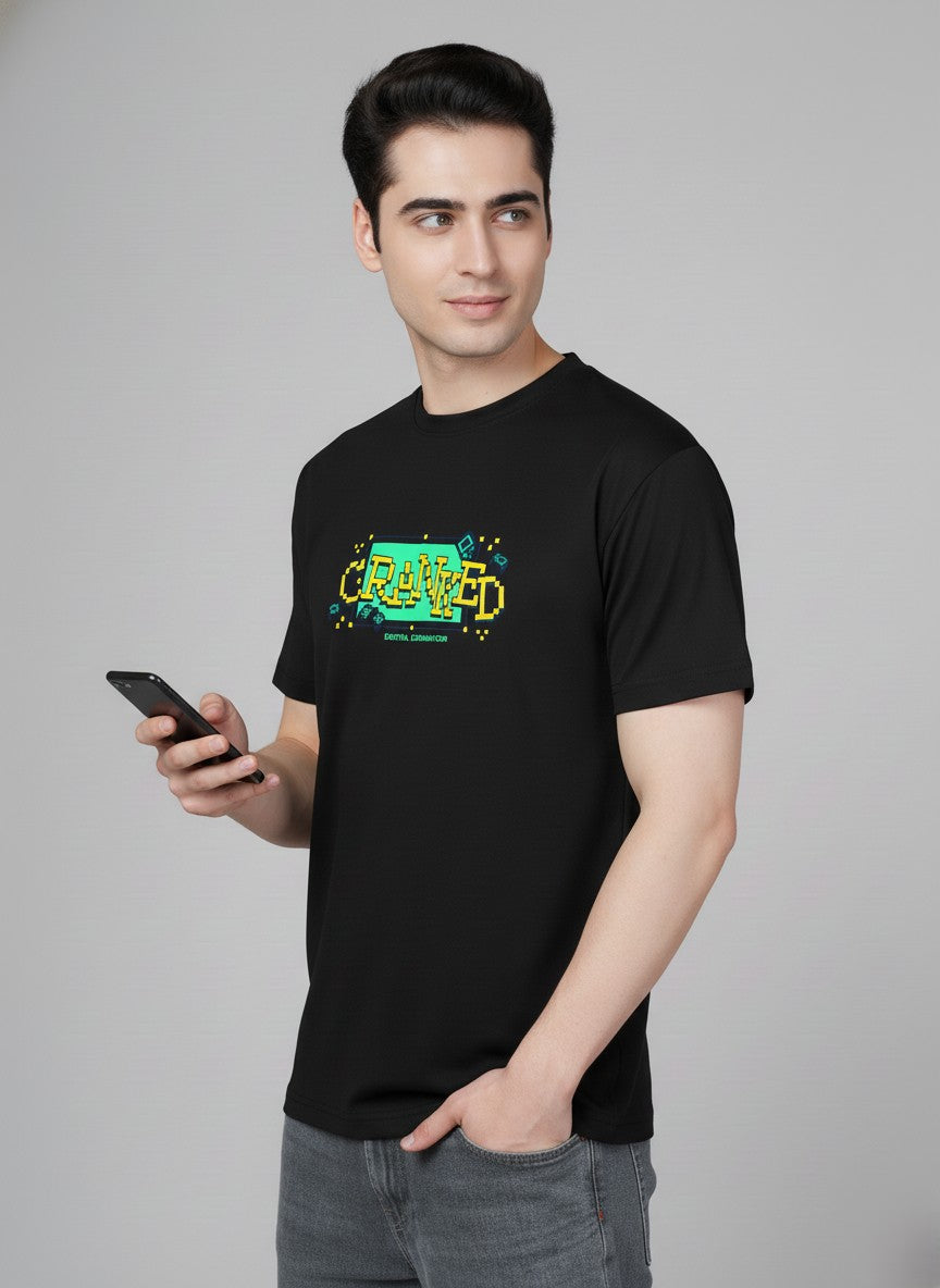 Men’s Outlaws Regular Printed T-Shirt – 100% Cotton Casual Wear