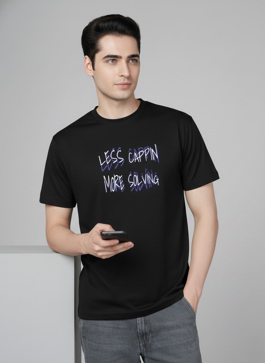 Men’s Outlaws Regular Printed T-Shirt – 100% Cotton Casual Wear