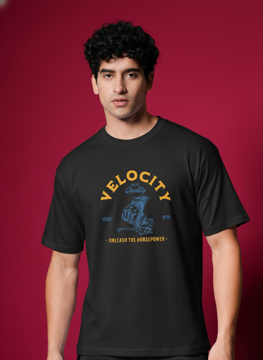 Men’s Outlaws Regular Printed T-Shirt – 100% Cotton Casual Wear