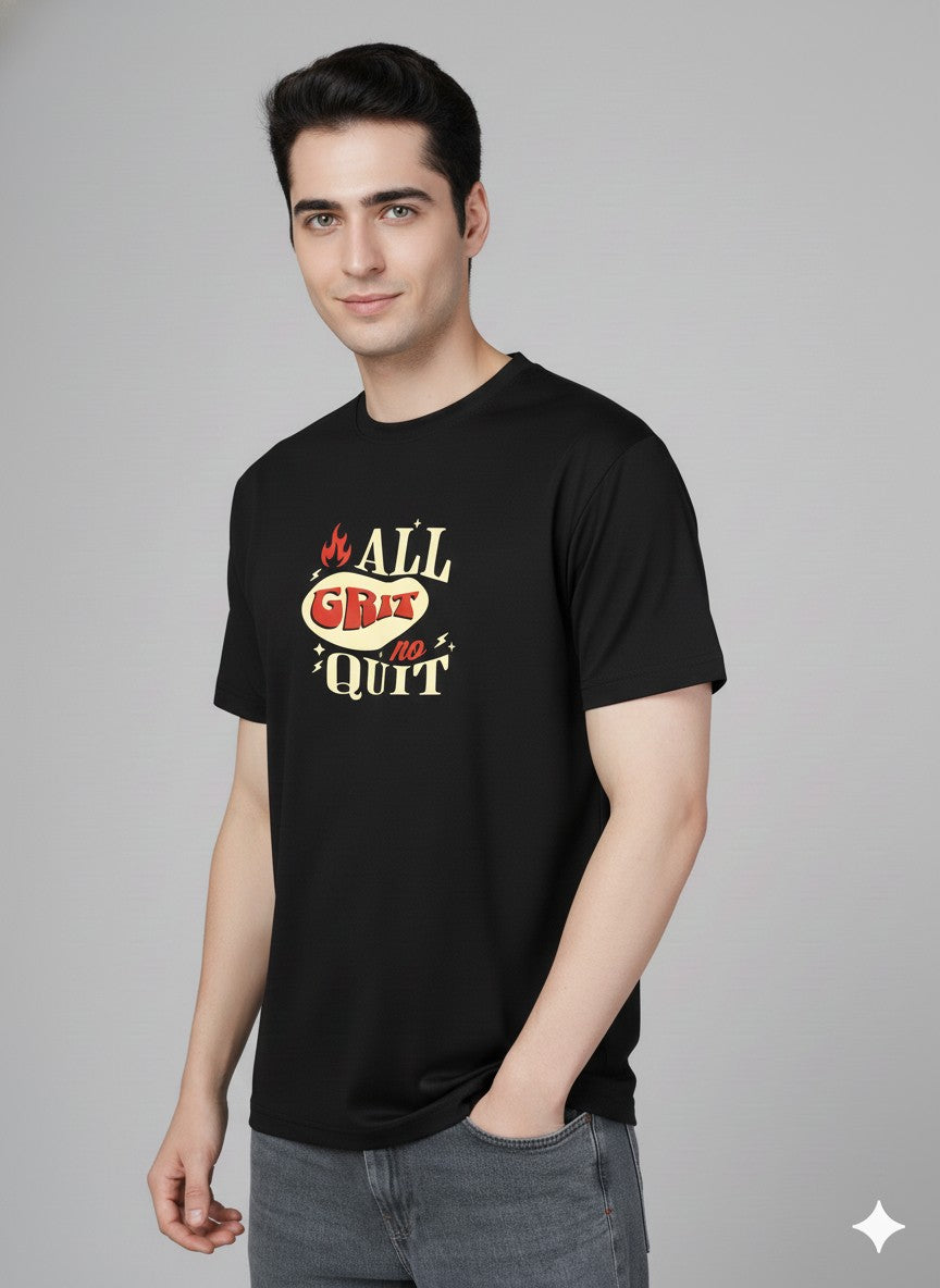 Men’s Outlaws Regular Printed T-Shirt – 100% Cotton Casual Wear