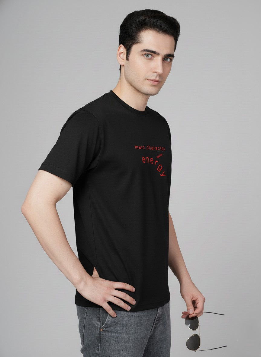 Men’s Outlaws Regular Printed T-Shirt – 100% Cotton Casual Wear