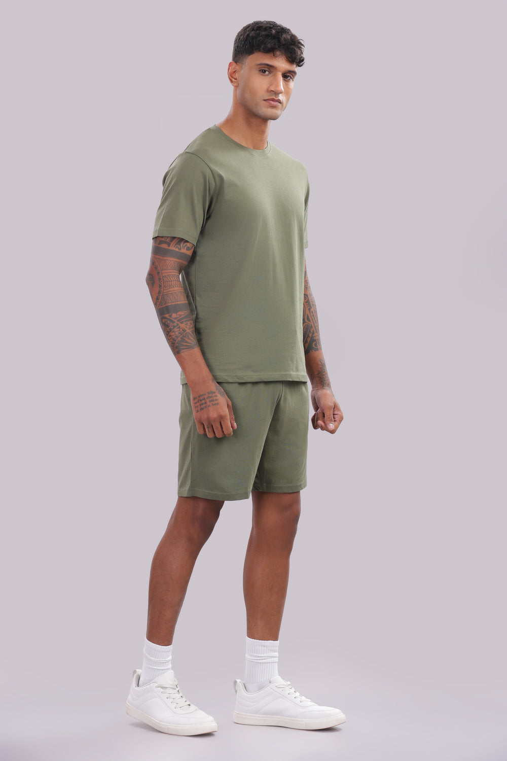 Men’s Olive Green Co-Ord Set – Everyday Comfort Wear