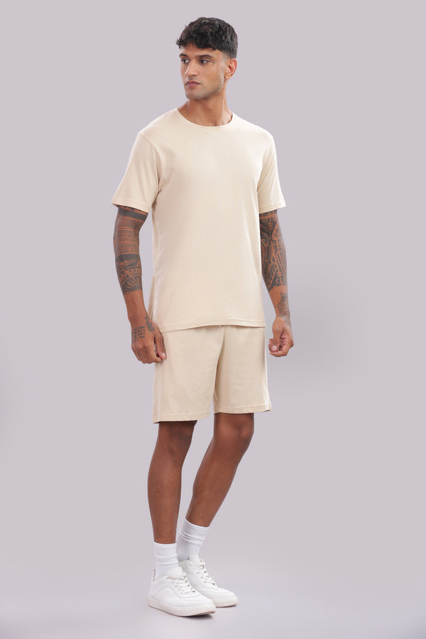 Men’s Cream Co-Ord Set – Everyday Comfort Wear