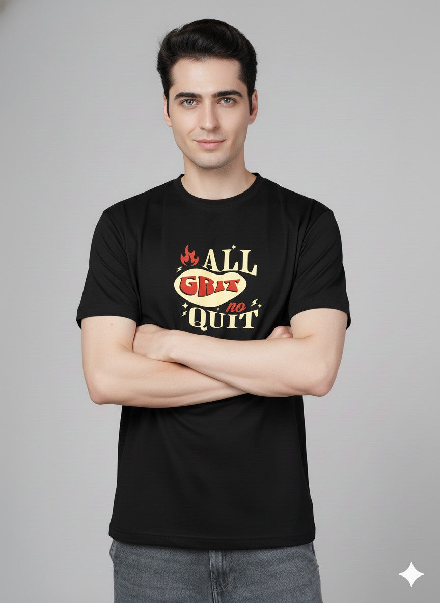 Men’s Outlaws Regular Printed T-Shirt – 100% Cotton Casual Wear