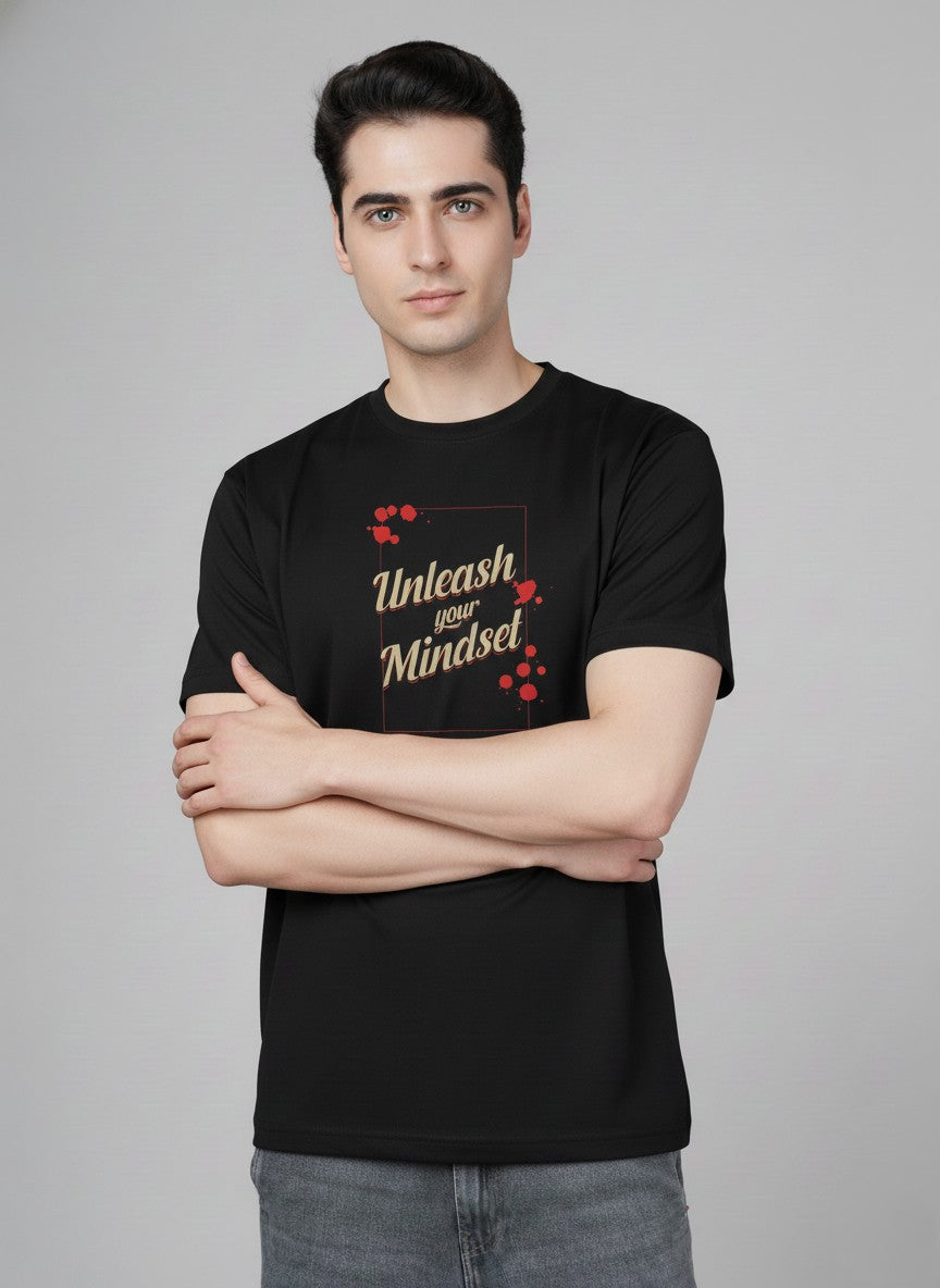 Men’s Outlaws Regular Printed T-Shirt – 100% Cotton Casual Wear