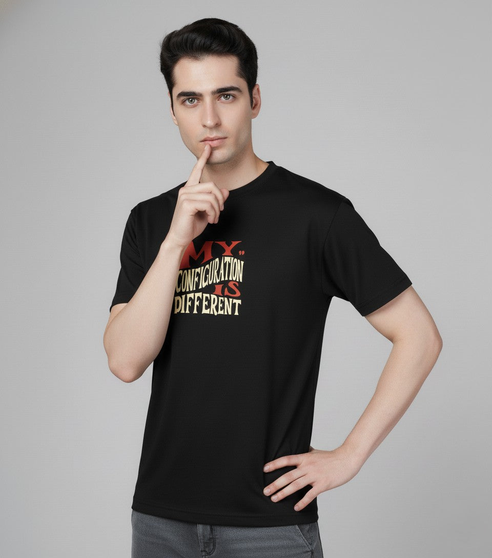 Men’s Outlaws Regular Printed T-Shirt – 100% Cotton Casual Wear