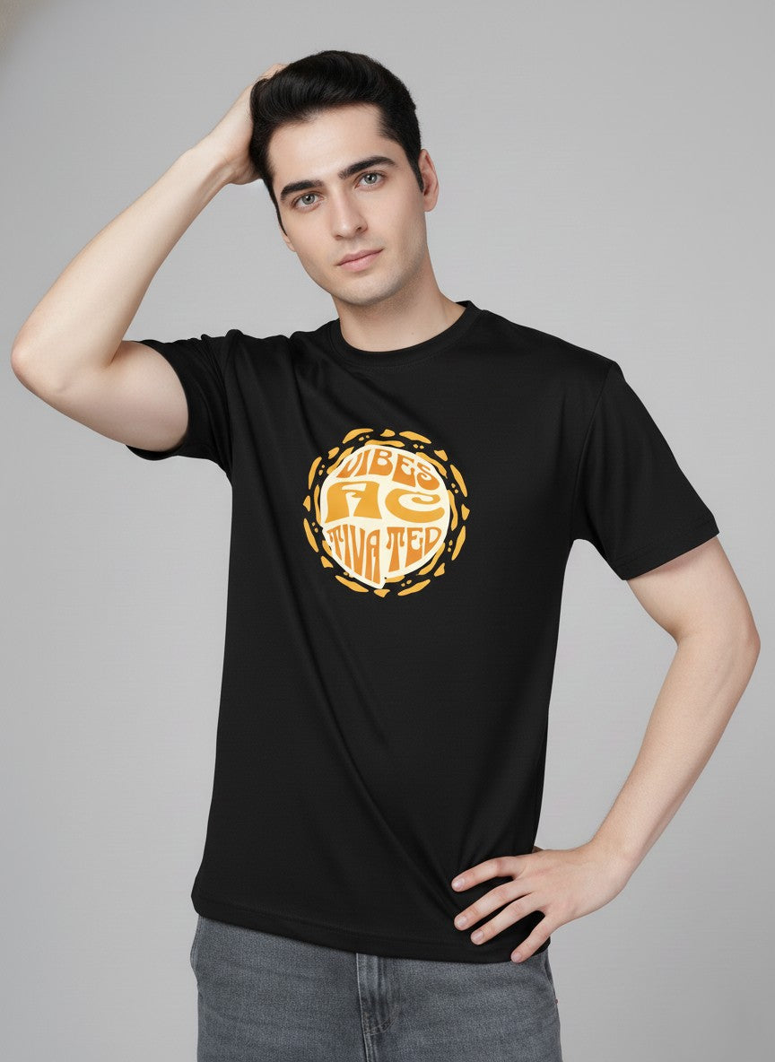 Men’s Outlaws Regular Printed T-Shirt – 100% Cotton Casual Wear