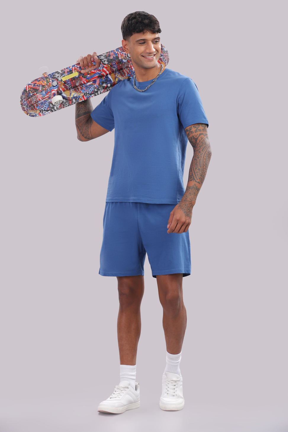 Men’s Cool Blue Co-Ord Set – Everyday Comfort Wear