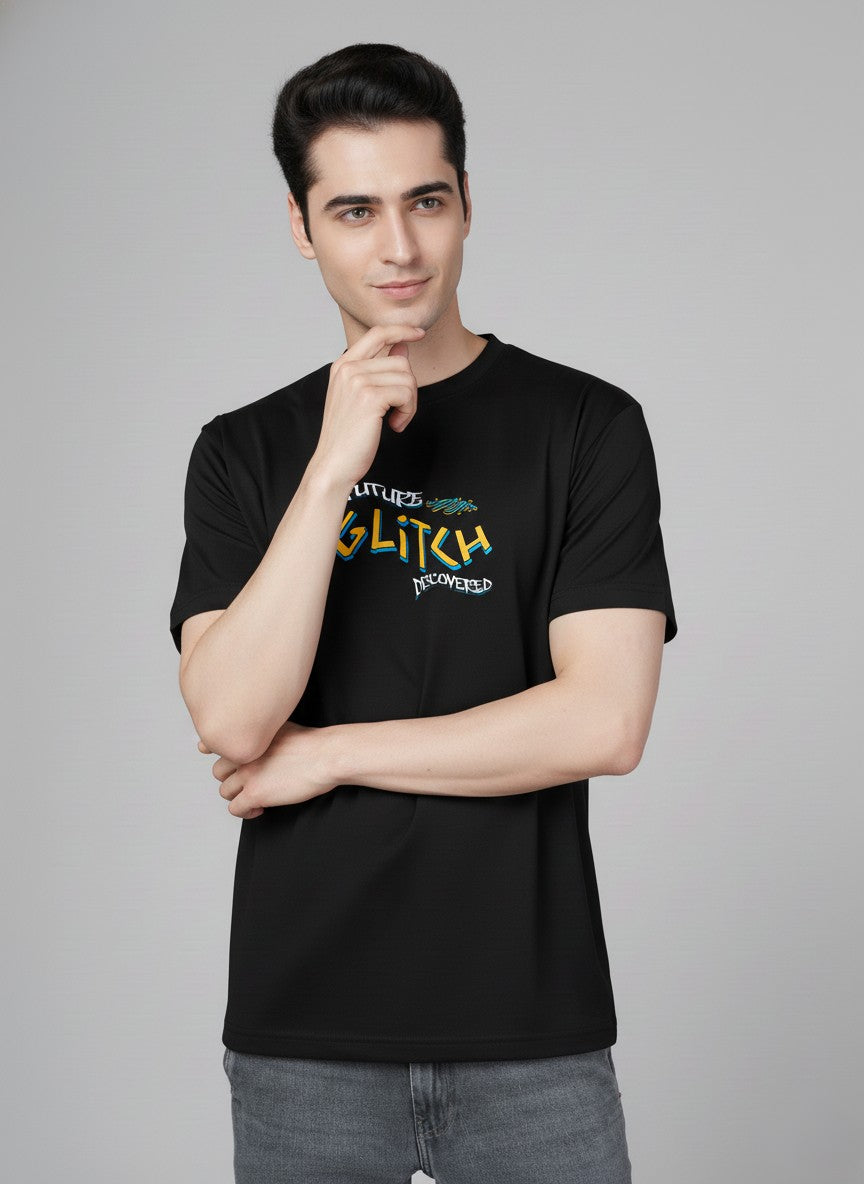 Men’s Outlaws Regular Printed T-Shirt – 100% Cotton Casual Wear