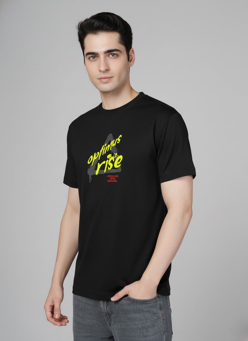 Men’s Outlaws Regular Printed T-Shirt – 100% Cotton Casual Wear