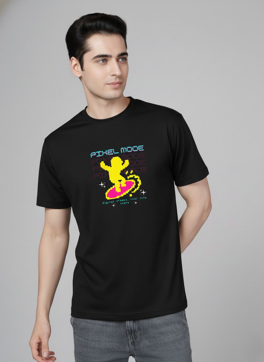 Men’s Outlaws Regular Printed T-Shirt – 100% Cotton Casual Wear