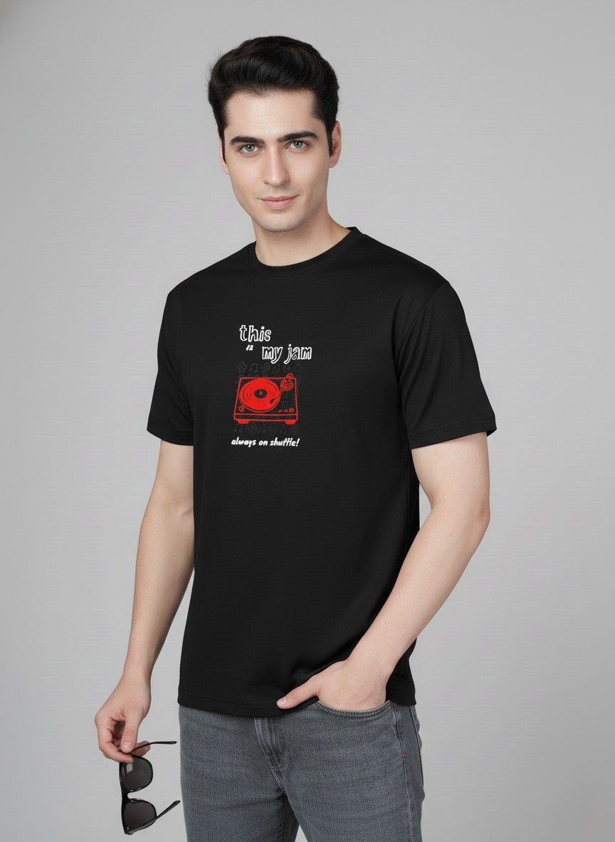 Men’s Outlaws Regular Printed T-Shirt – 100% Cotton Casual Wear