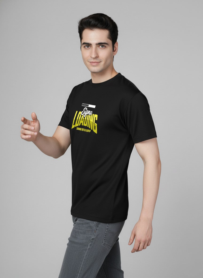Men’s Outlaws Regular Printed T-Shirt – 100% Cotton Casual Wear