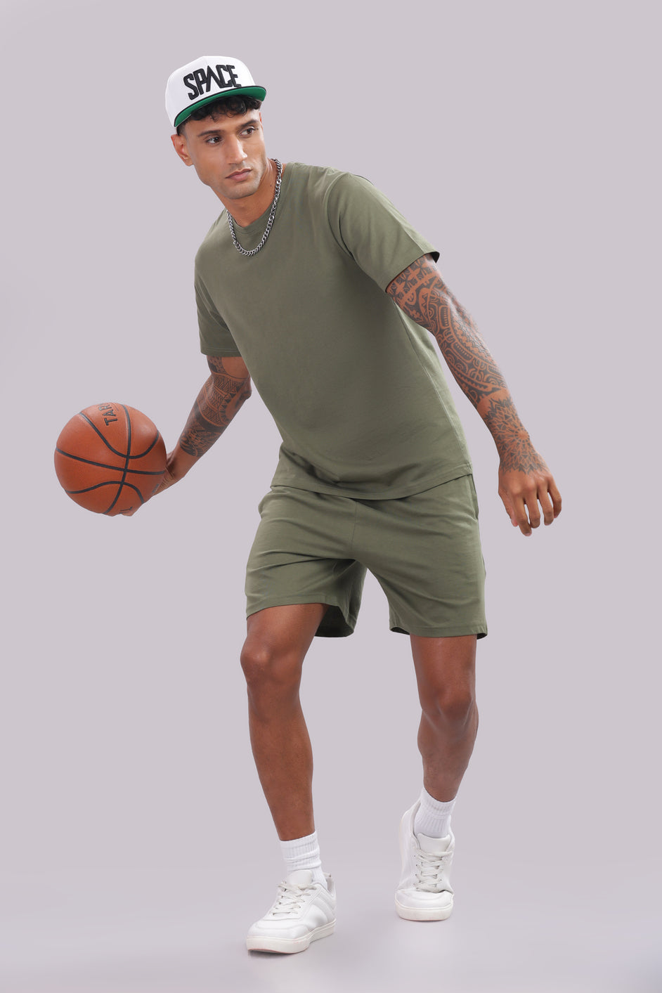 Men’s Olive Green Co-Ord Set – Everyday Comfort Wear