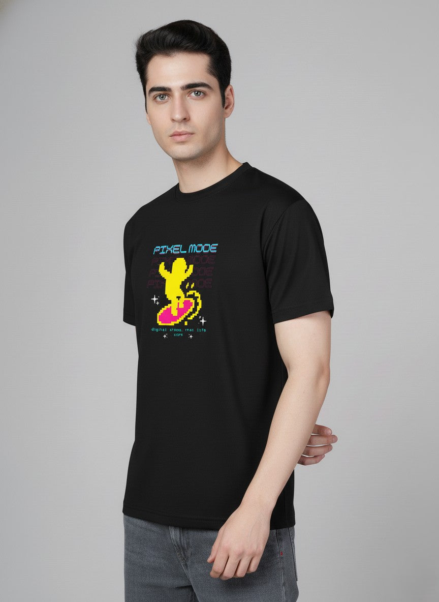 Men’s Outlaws Regular Printed T-Shirt – 100% Cotton Casual Wear