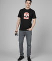 Men’s Outlaws Regular Printed T-Shirt – 100% Cotton Casual Wear