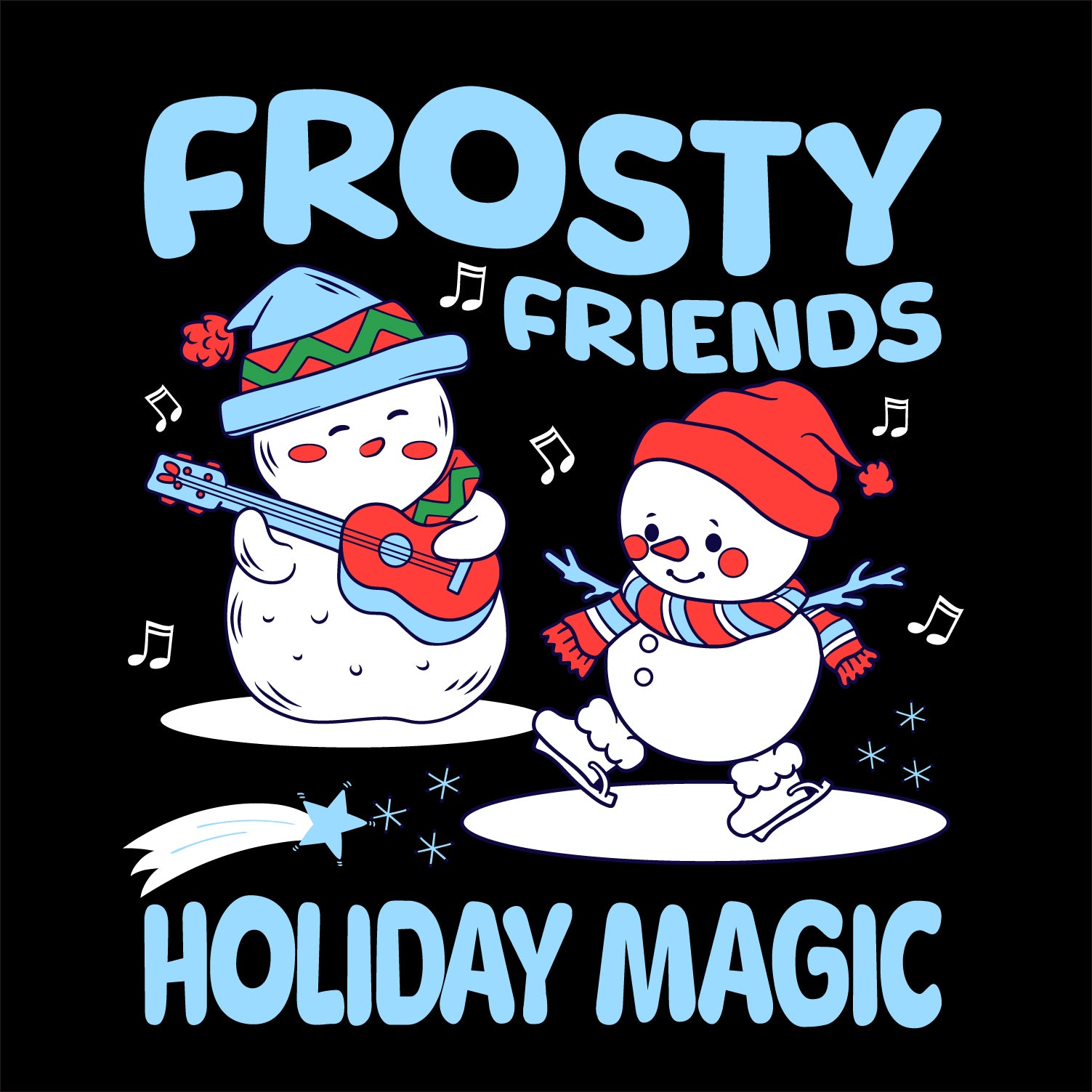 Men’s Outlaws Christmas Printed T-Shirt – 100% Cotton Festive Casual Wear