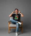 Men’s Outlaws Christmas Printed T-Shirt – 100% Cotton Festive Casual Wear