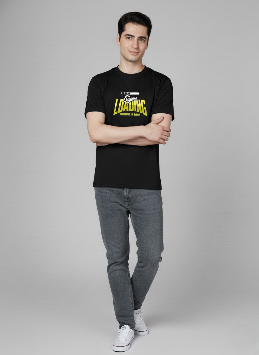 Men’s Outlaws Regular Printed T-Shirt – 100% Cotton Casual Wear