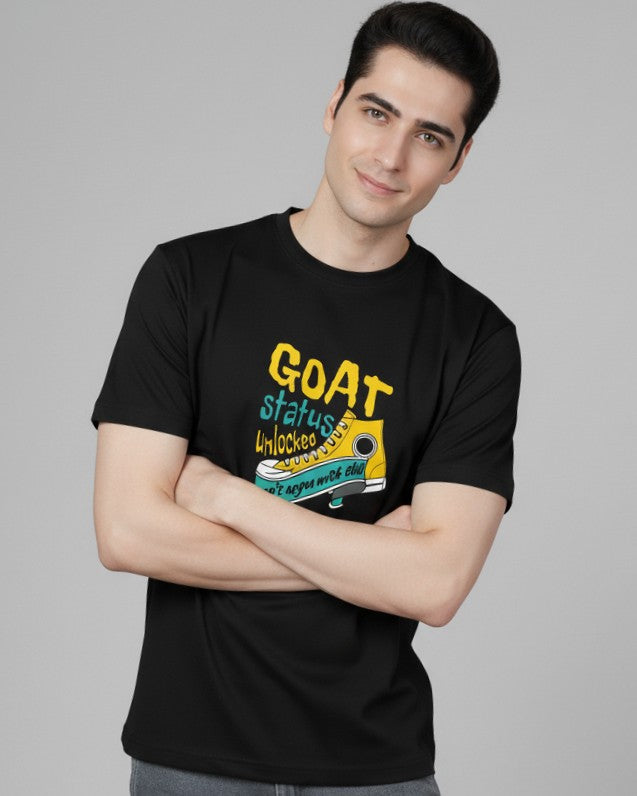 Men’s Outlaws Regular Printed T-Shirt – 100% Cotton Casual Wear