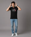 Men’s Outlaws Christmas Printed T-Shirt – 100% Cotton Festive Casual Wear