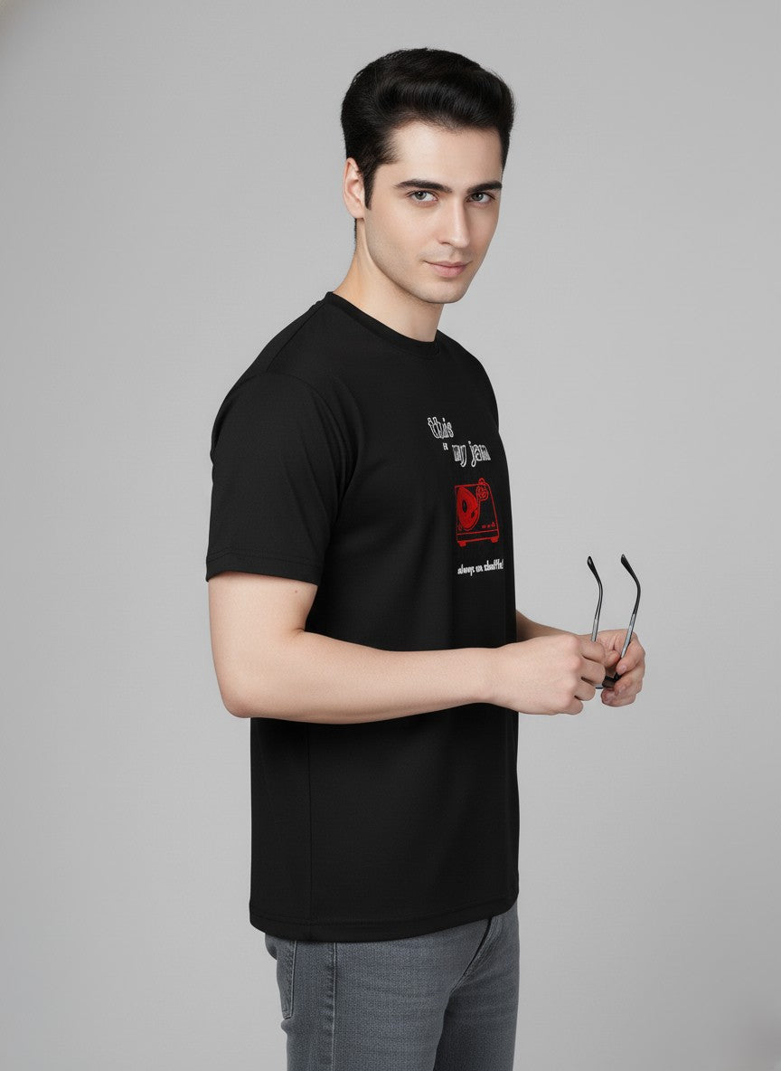 Men’s Outlaws Regular Printed T-Shirt – 100% Cotton Casual Wear