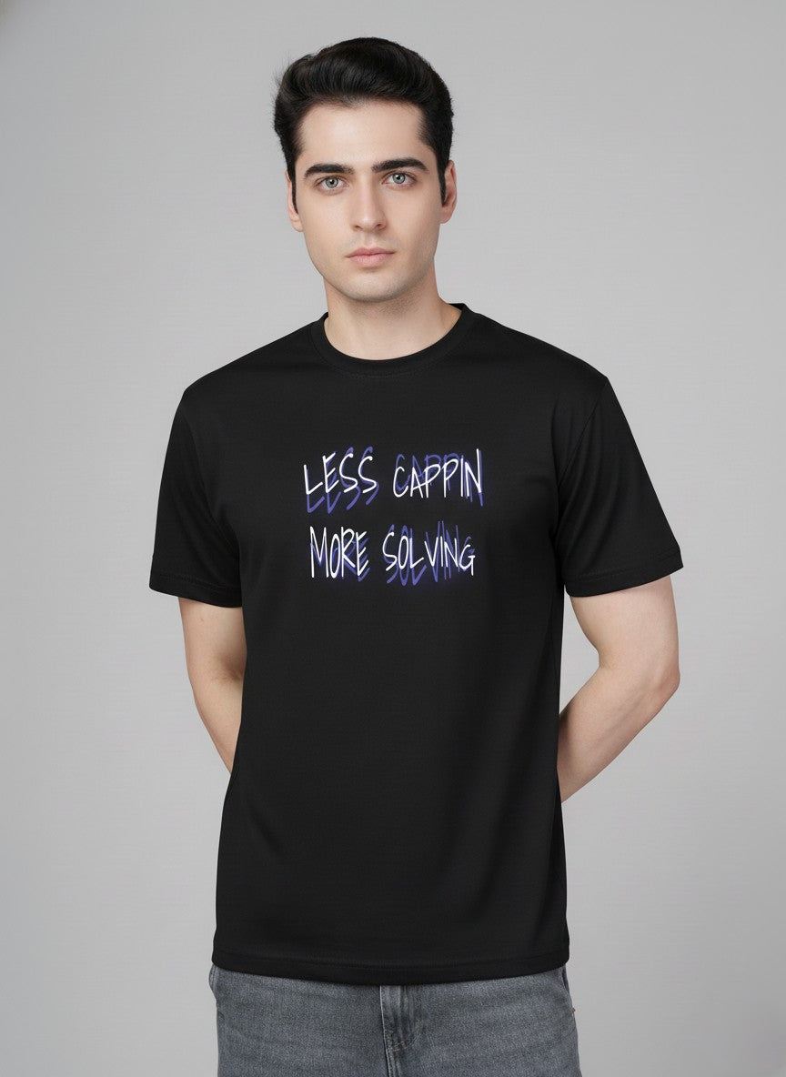 Men’s Outlaws Regular Printed T-Shirt – 100% Cotton Casual Wear