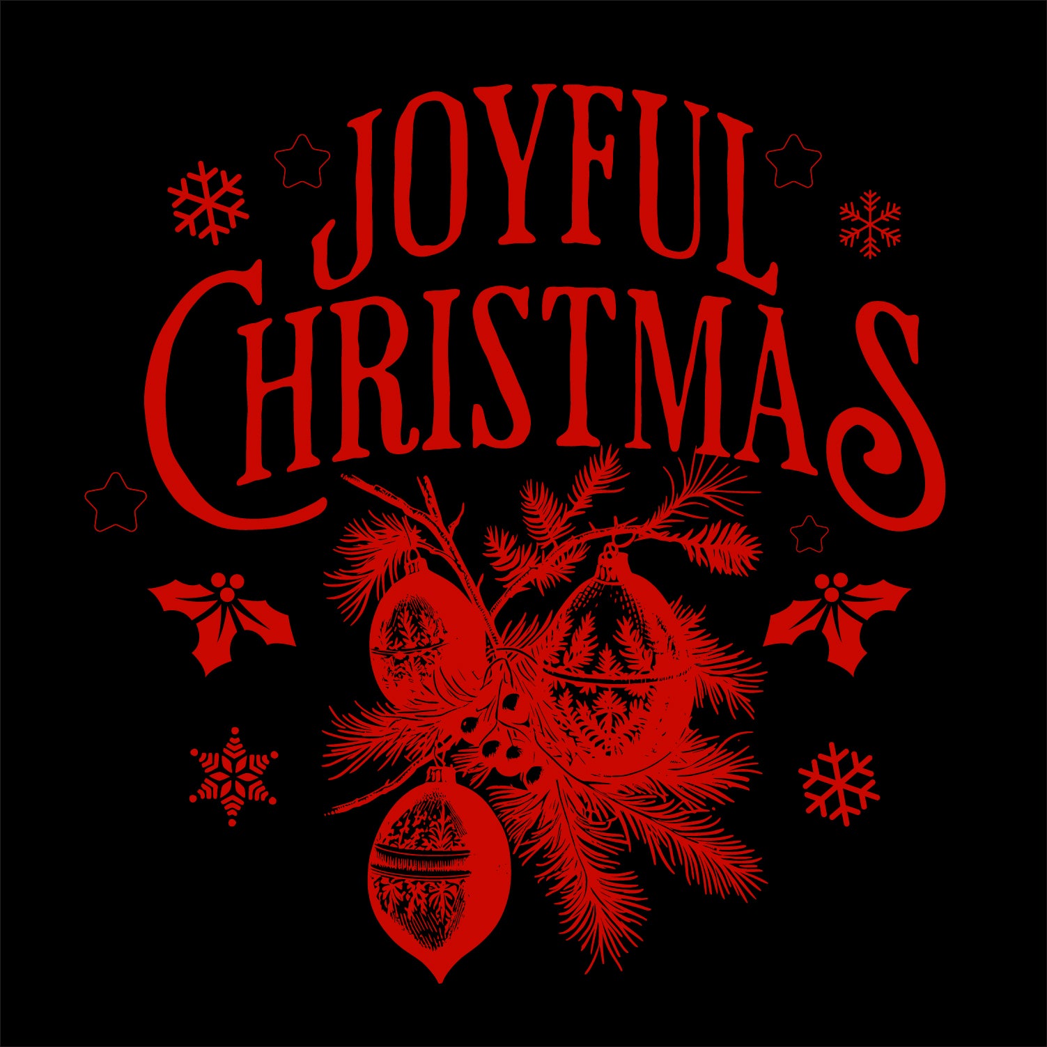 Men’s Outlaws Christmas Printed T-Shirt – 100% Cotton Festive Casual Wear