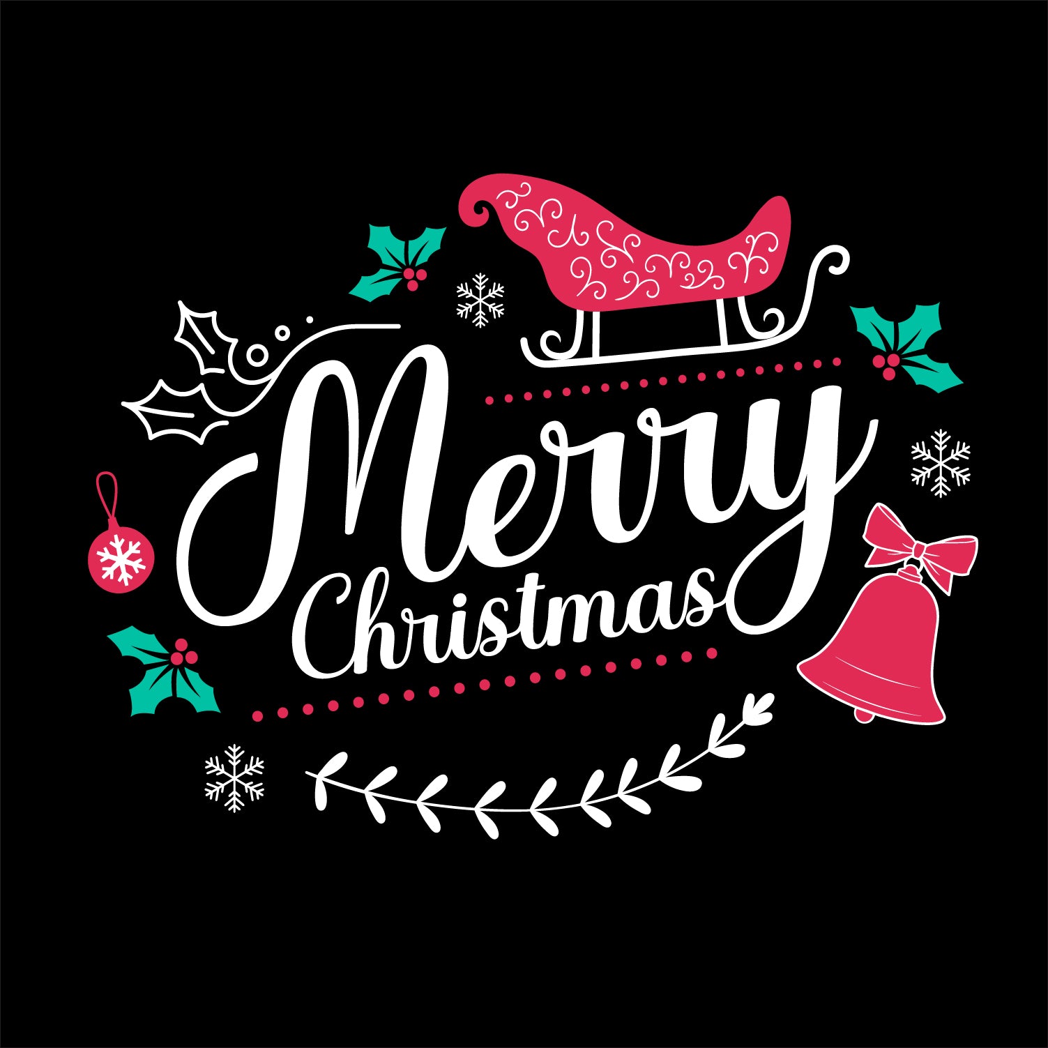 Men’s Outlaws Christmas Printed T-Shirt – 100% Cotton Festive Casual Wear